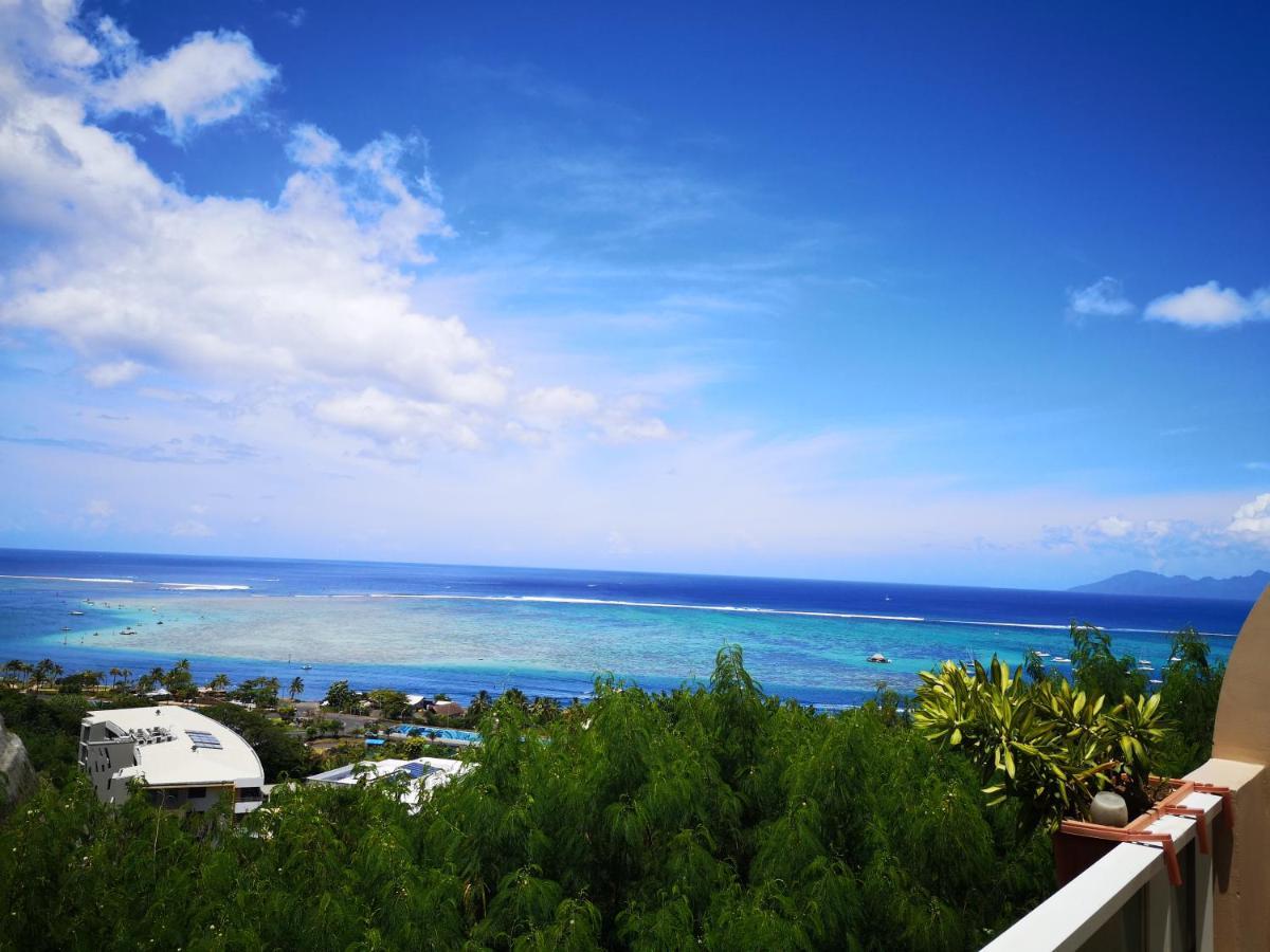 Appartement Bleu horizon Tahiri à Punaauia  Extérieur photo
